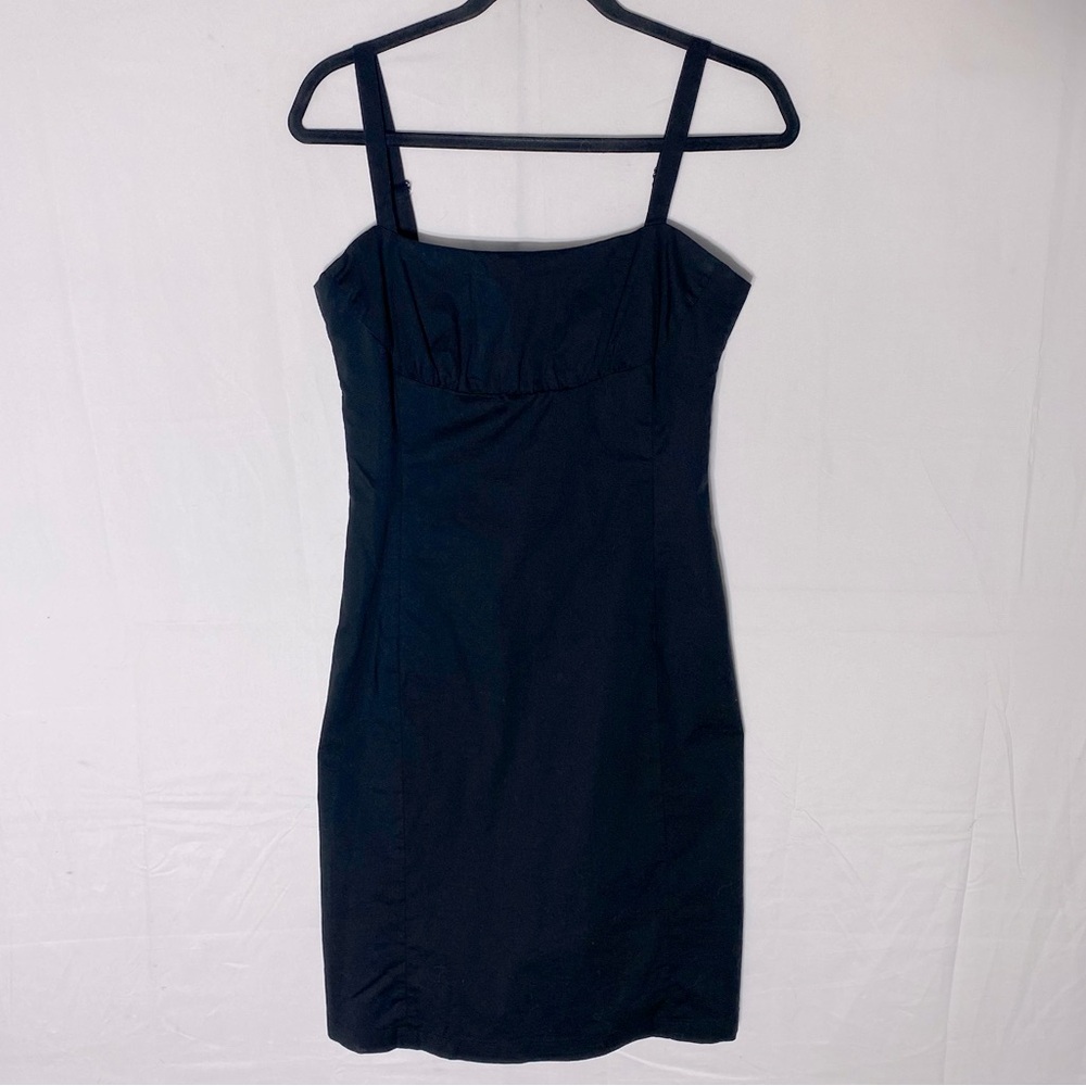 Jacob Black Mini Dress LBD 8 Classic Contemporary Minimalist Little Black Dress